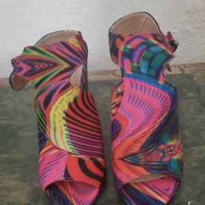 sandals neon heels liliana